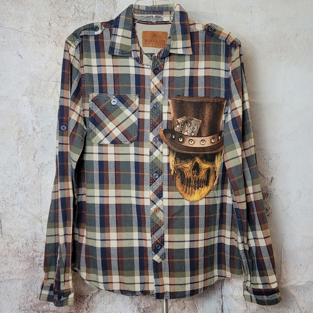 Steampunk Flannel Shirt